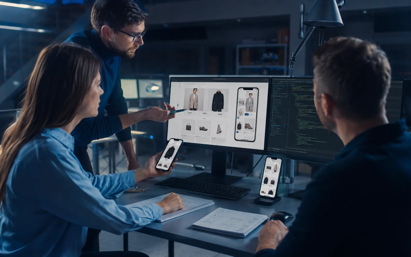 Web ecommerce and mobile product development team